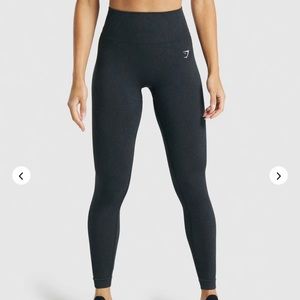 GYMSHARK Black Adapt Flack Seamless Leggings in Small